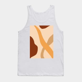 Abstract Earth Tones 3.9 Tank Top